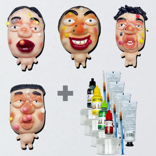 4 colleagues & 4-color tool kit