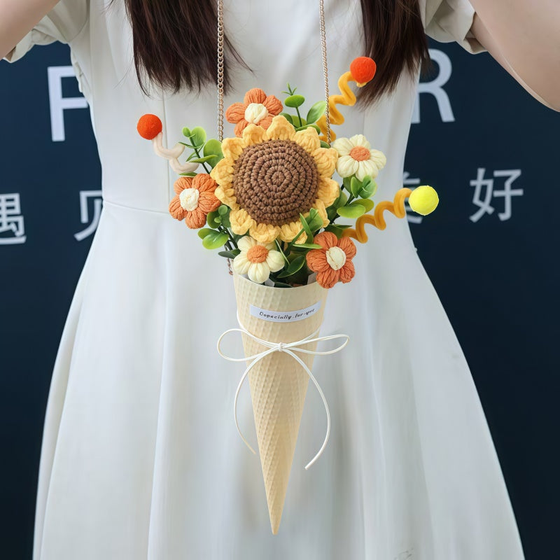 Crochet Bouquet Tube(8 hours of work)