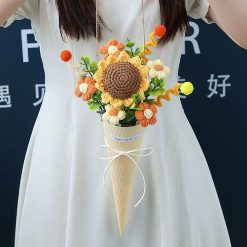 Crochet Bouquet Tube(8 hours of work)