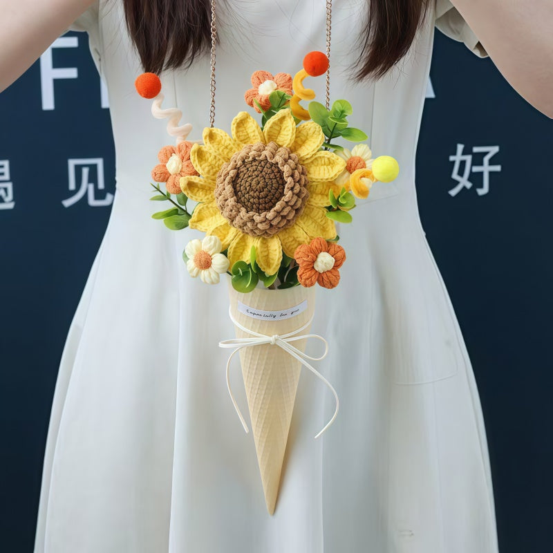 Crochet Bouquet Tube(8 hours of work)