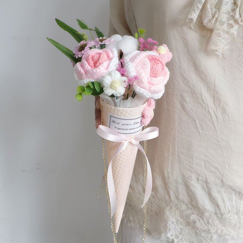 Crochet Bouquet Tube(8 hours of work)