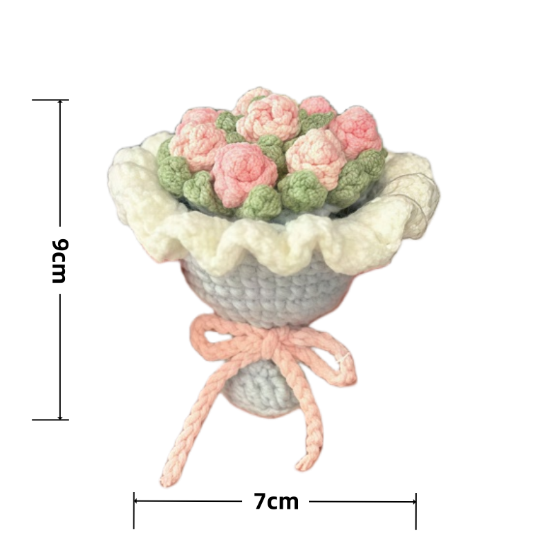 Crochet Ring Bouquet(6 hours of work)