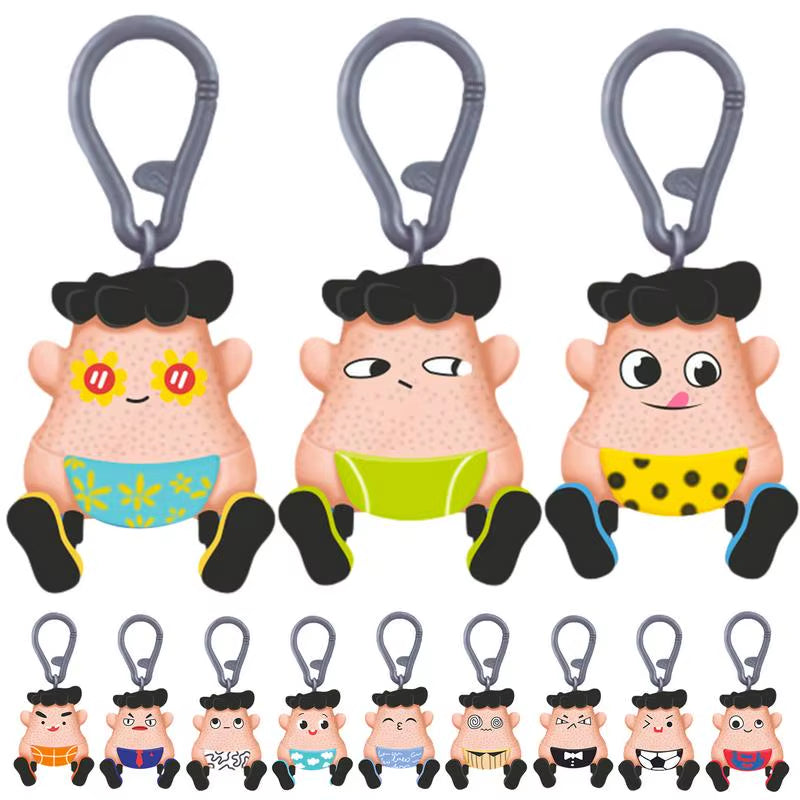 Beard Pulling Toys and Keychains