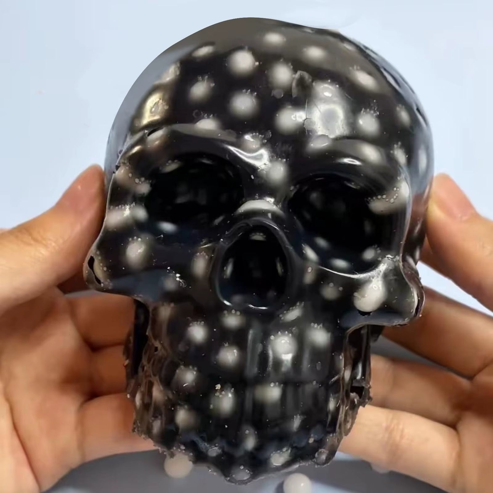 Popping pimple skull