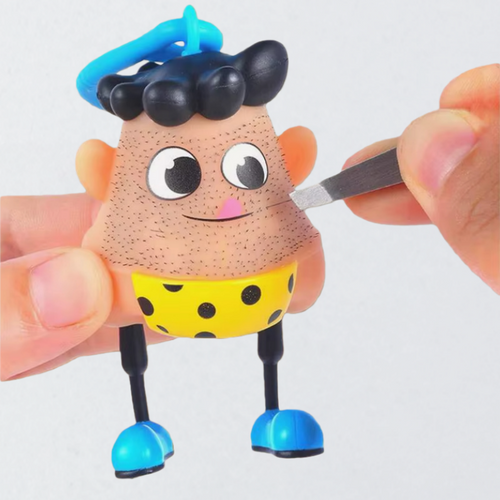 Beard Pulling Toys and Keychains