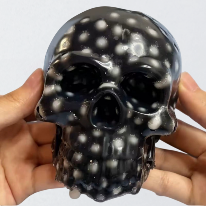 Popping pimple skull