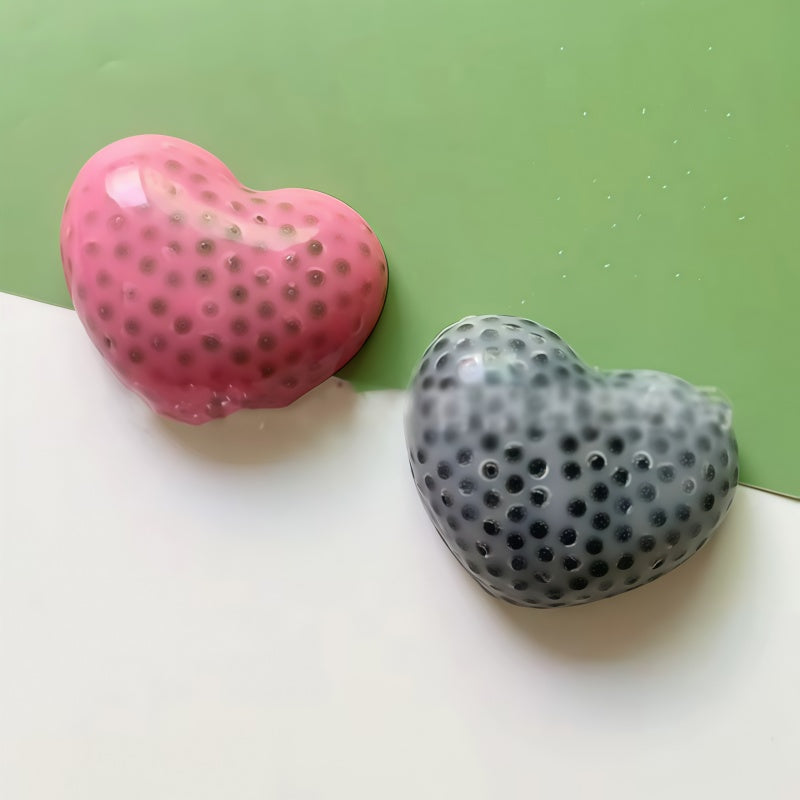 Squeeze pimple heart