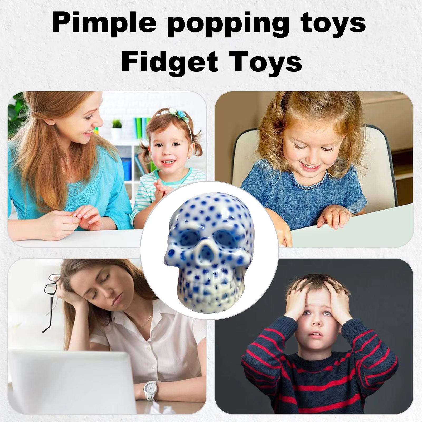 Popping pimple skull