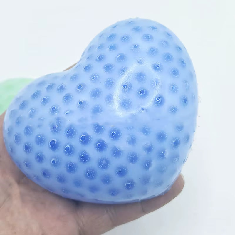 Squeeze pimple heart