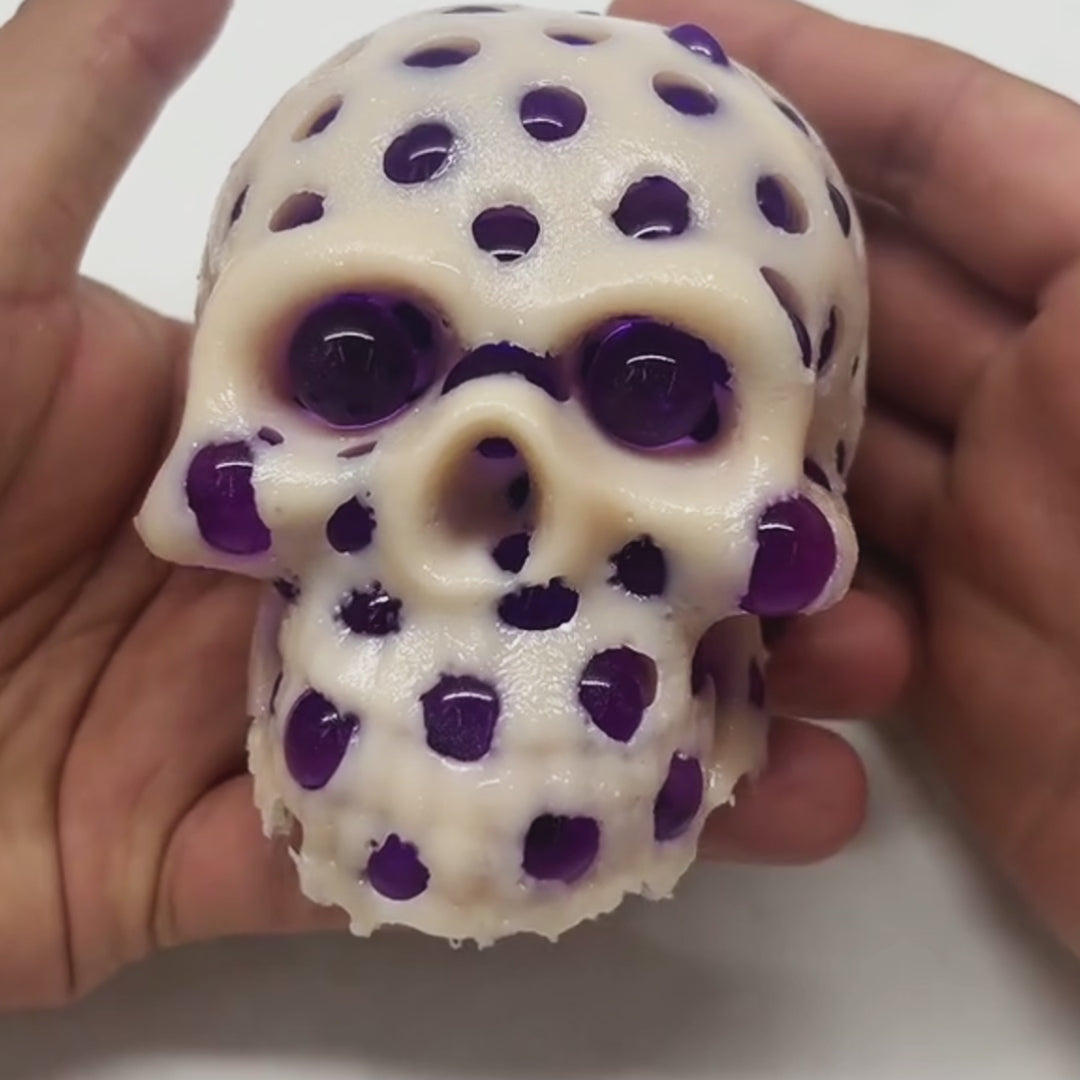 Popping pimple skull